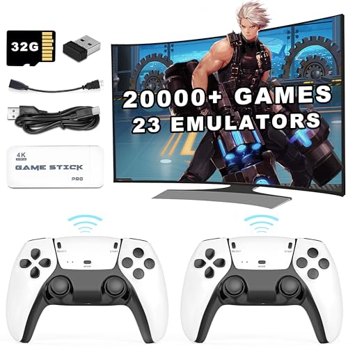 Afu M15 Wireless Retro Game Stick, Hd Output System:20000+ Games Built In 23 Emulators Plug And Play Video Game cover