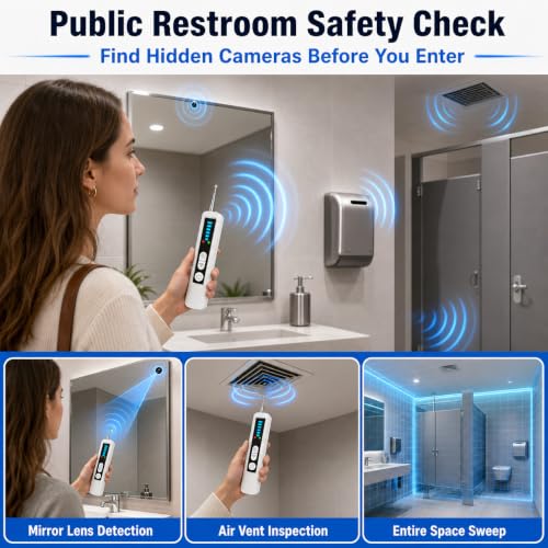Hidden Camera Detectors,GPS Tracker Detector and RF Detector for Travel - image 6