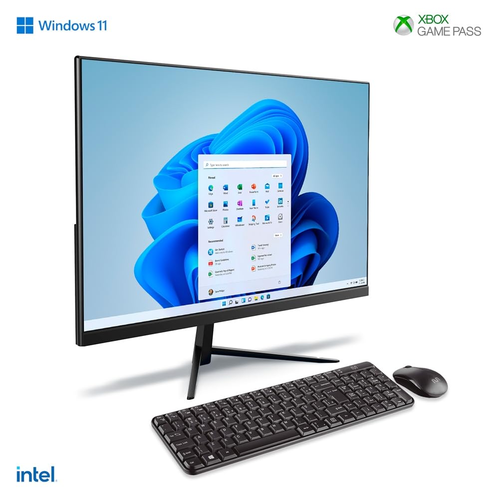 All in One, Windows 11 Home, 23,8 Pol. Full HD, Intel Core i3 (8ª