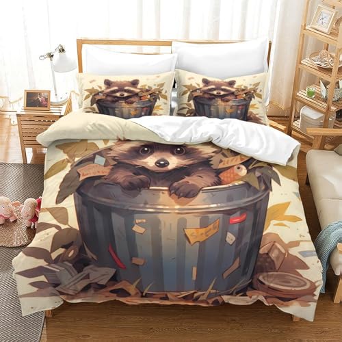Parure de lit lapin avec écouteurs microfbre 260x220 cm