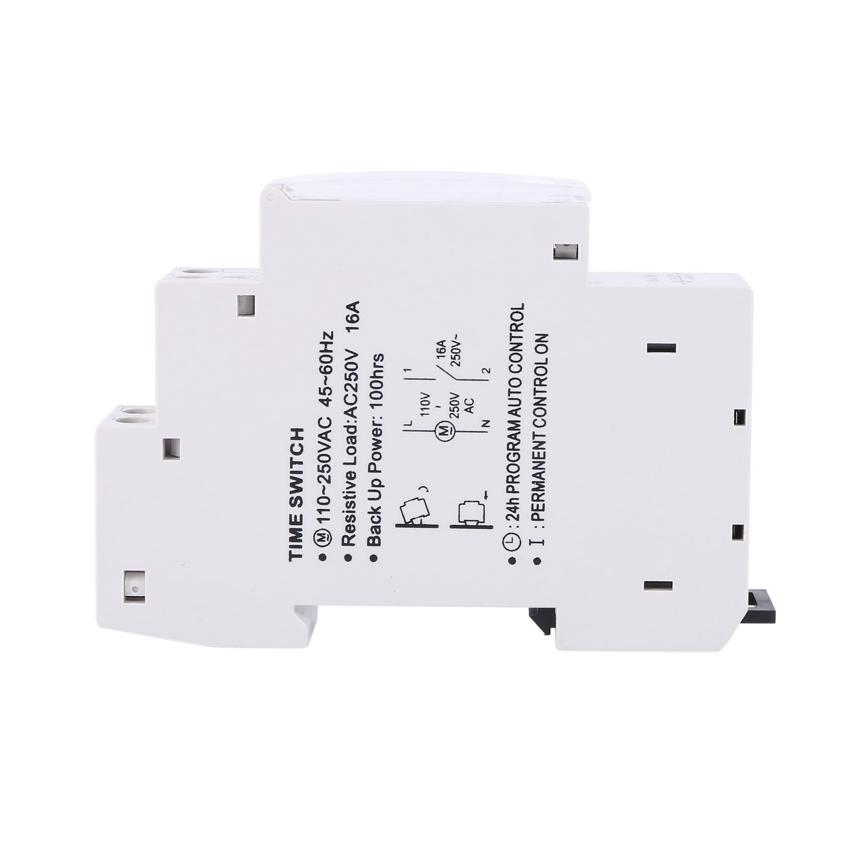 Zeitschaltuhr Mechanisch 24h Zyklus, 72h Batterie-Backup, 1