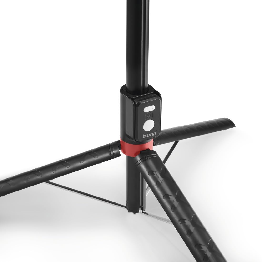 Hama selfkie stick (kij do zdjęć, kompaktowy, statyw, monopod, teleskopowy drążek, maks. 170 cm, Bluetooth) czarny