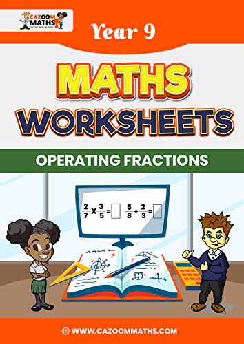 year 9 maths worksheets operating fractions cazoom maths amazon com