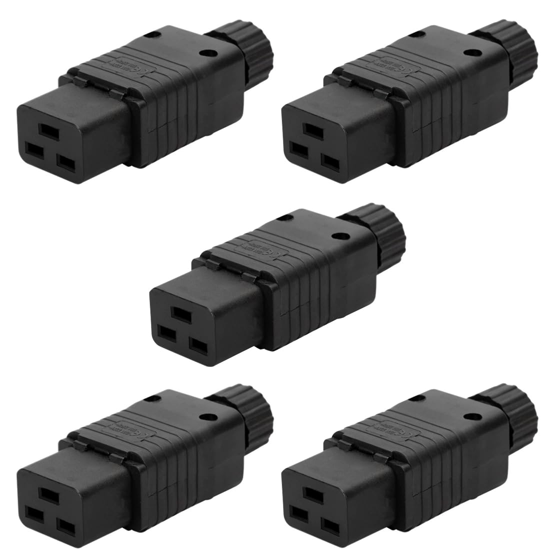 Strhowill IEC 320 C19 Power Adapter, 5PCS, 16A 250V AC
