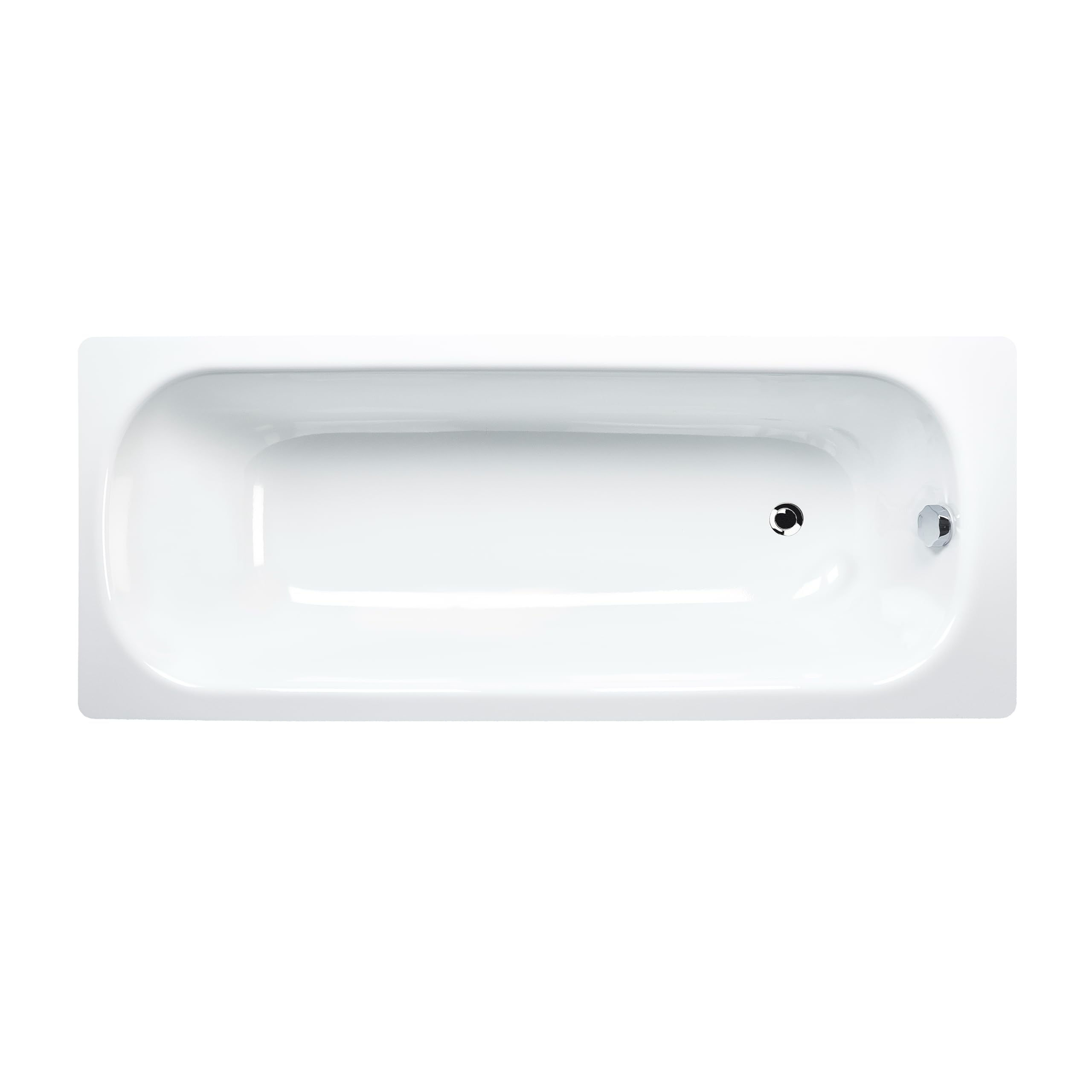 JACOB DELAFON Bañera de acero 160x70 cm rectangular PREVIRA Antideslizante Desagüe incluido Color Blanco Máxima higiene Fácil limpieza y mantenimiento E5P61G-00