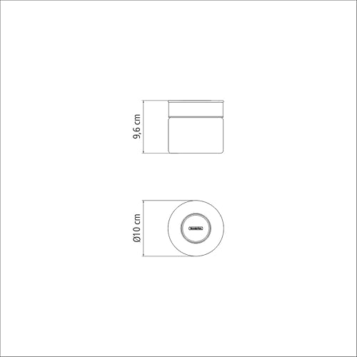 Miniatura 9 de (Tramontina) PREZA - Contenedores y recipientes de almacenamiento, 0,4 l, color plateado