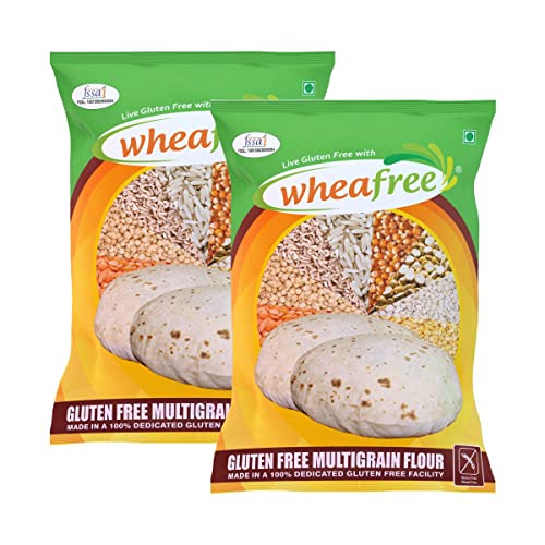 Image of Wheafree Gluten Free Sorghum Sooji (Pack of 2 x 400g Each) & Wheafree Gluten Free Multigrain Flour (2 Packs x 1Kg each) | Soya Free | Lactose Free | Easy to Digest | Suitable for Celiacs