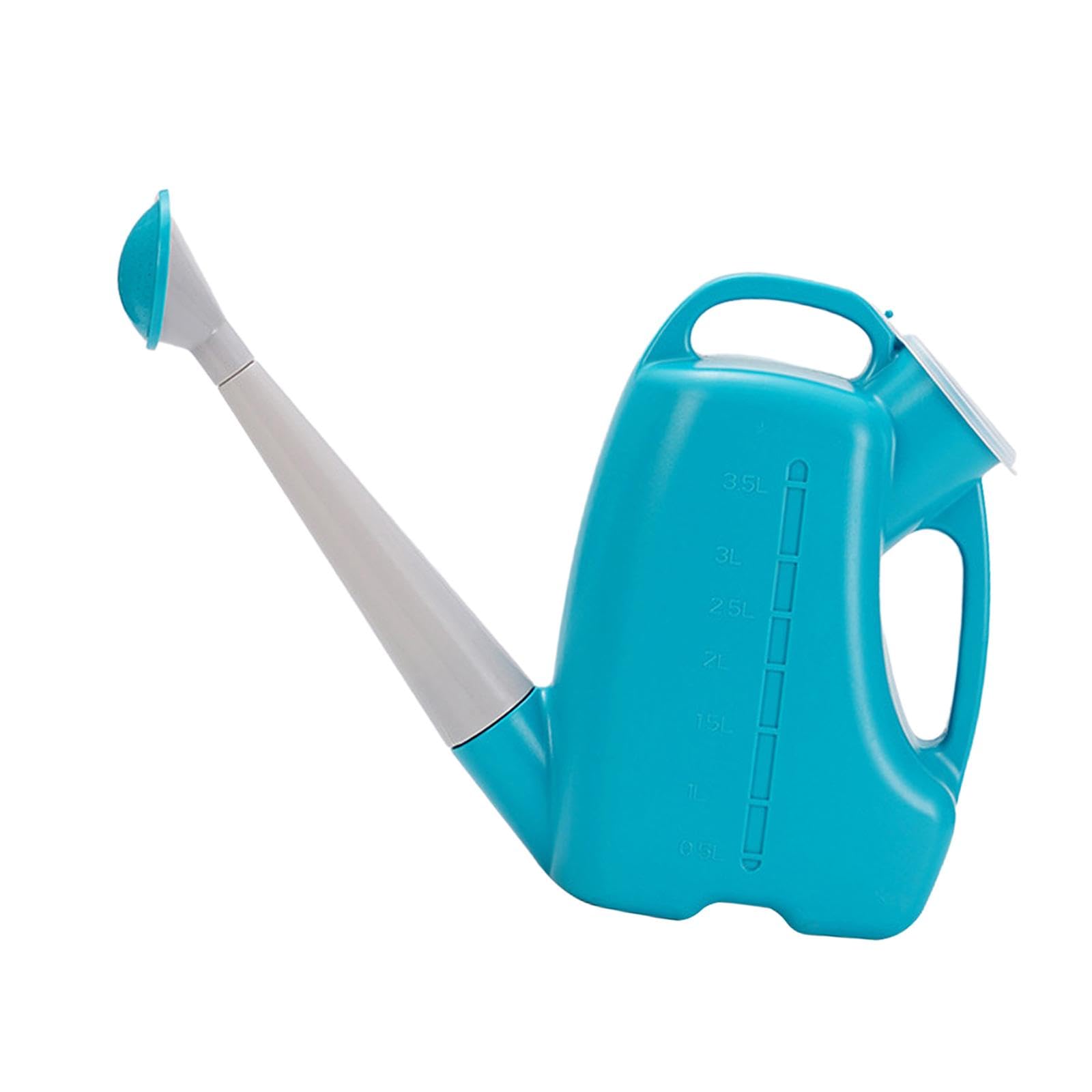 Sharplace Modern Garden Watering Can 4L Long Spout Plastic Extra Large Watering Pot for Houseplants Plants Garden Indoor Outdoor (3.5L-Blue, 2.5-13L)