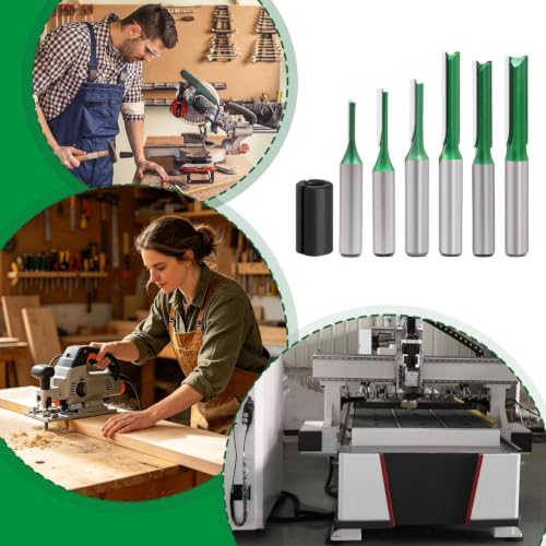 Fresa recta para router ideal en la fabricación de muebles y proyectos creativos de madera 4