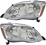 Compatible with Toyota Avalon Headlights Lamps Set 2005 2006 2007 Halogen Driver and Passenger Side