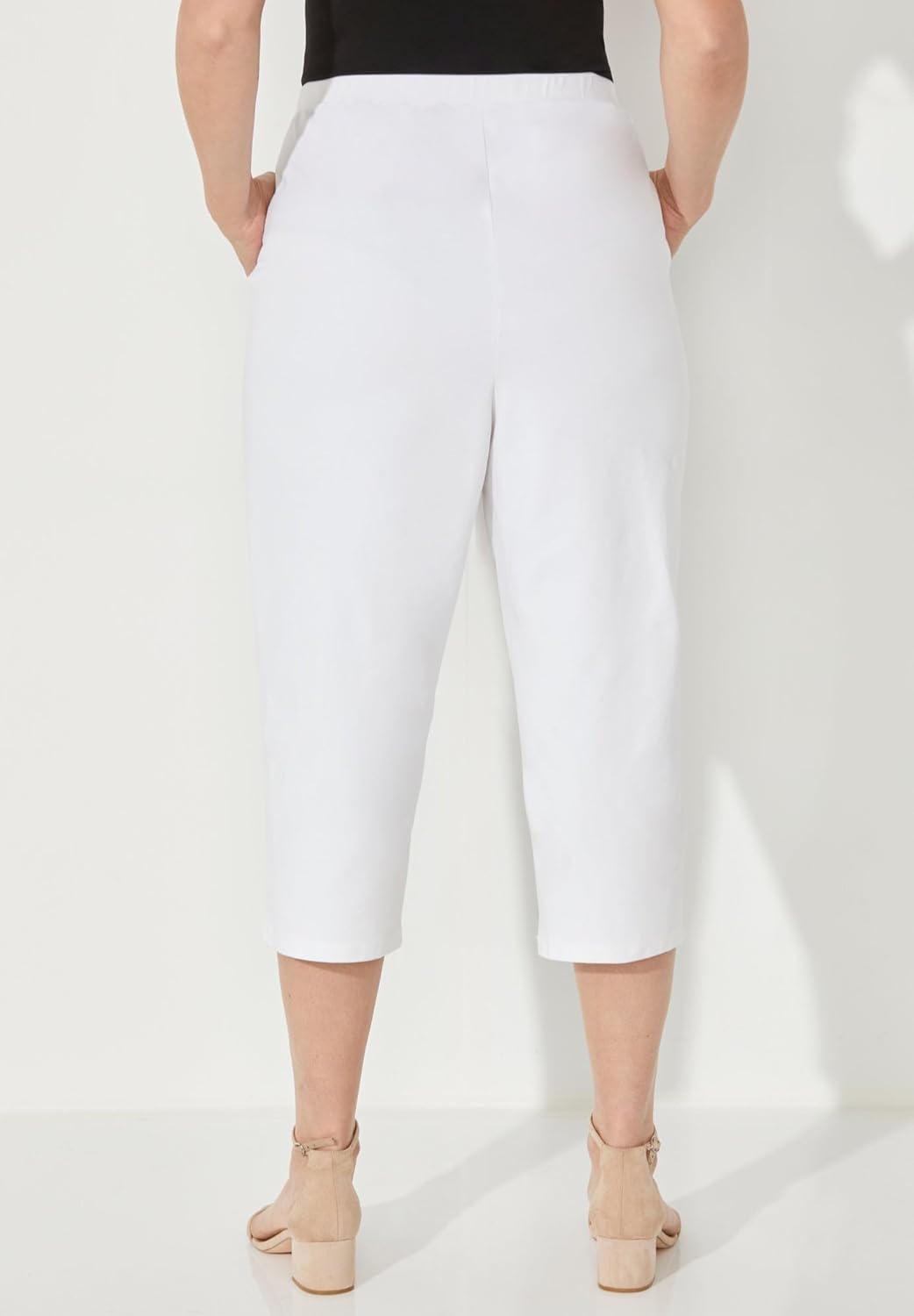Women's Plus Size Tall Suprema Capri (with Pockets)