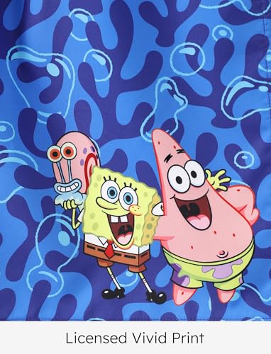 Image of SPONGEBOB SQUAREPANTS Family Matching Swimwear Set, UPF 50+ Quick-Dry Beachwear for Girls，Boys,Women & Men, Multicolor