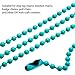 Hicarer 200 Pack Colored Bead Keychain Metal Hanging Chains Necklace Connector for Hanging Ornament Jewelry Tag (Vibrant Color)