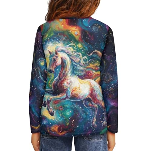 Xpyiqun Shirts Size 3-16 Y Long Sleeve T-Shirts for Girls Pullover Top Kids Crewneck Graphic Tees Soft Clothes3