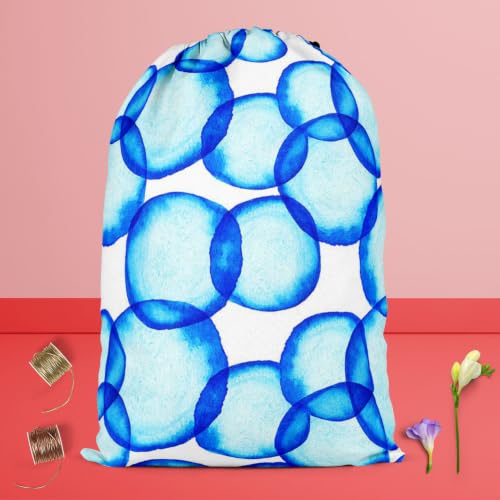 Image of ArtzFolio Soap Bubbles D2 | Reusable Sack Bag | Bag for Gym, Storage, Vegetable & Travel