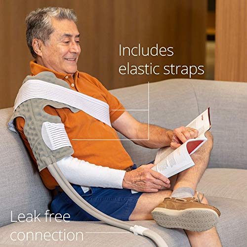 Ossur Cold Rush Cold Therapy Shoulder Pad | Ergonomic Pad For Post-Operative Pain And Swelling | Works With Cryotherapy & Cold Therapy Machines | Includes Hose Connectors And Elastic Straps | (Small) #TOP4