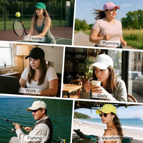 Durio Bonés de beisebol femininos bonitos chapéus de beisebol verão viseira de sol bonés de beisebol