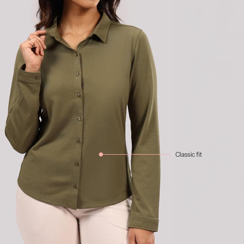 Image of Blissclub Womens Cotton Pro Classic Shirt