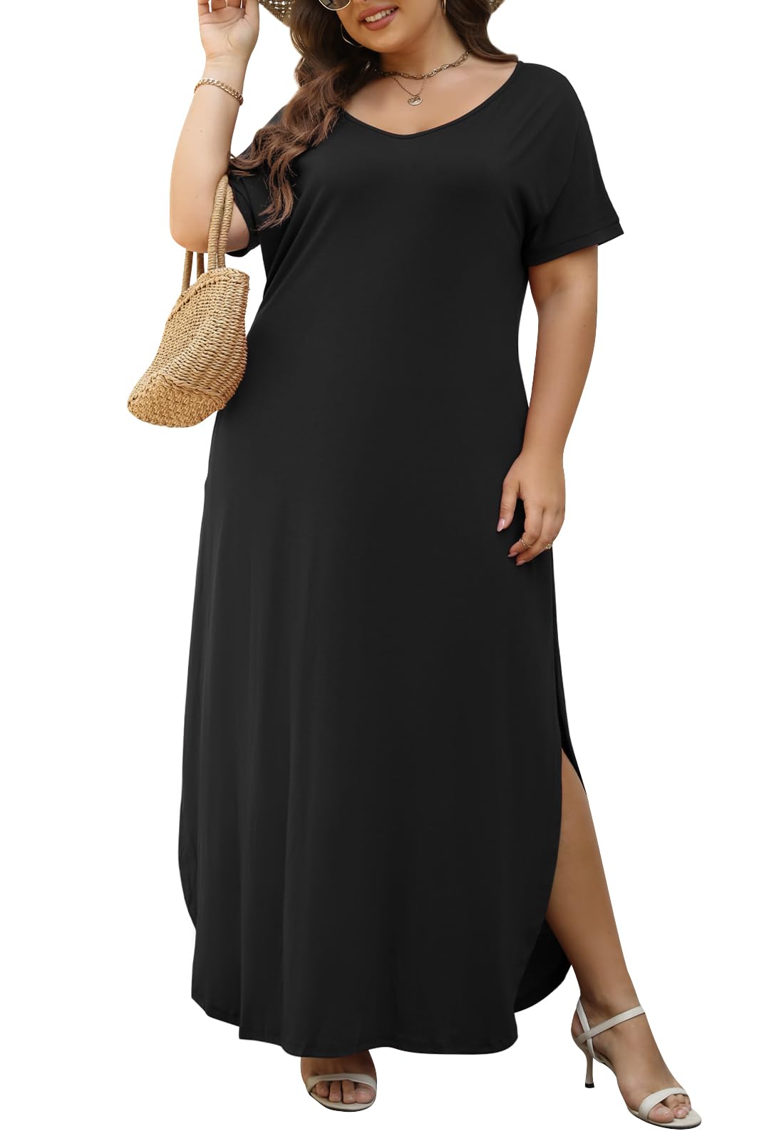 sachin and babi light blue dress GRECERELLE Womens Summer Maxi Dress Casual Short Qatar