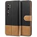 Produktbild BEZ Handyhülle für Xiaomi Mi Note 10 Hülle, Tasche Kompatibel für Xiaomi Mi Note 10 / Xiaomi Mi Note 10 Pro, Schutzhüllen aus Klappetui mit Kreditkartenhaltern, Ständer, Magnetverschluss, Schwarz