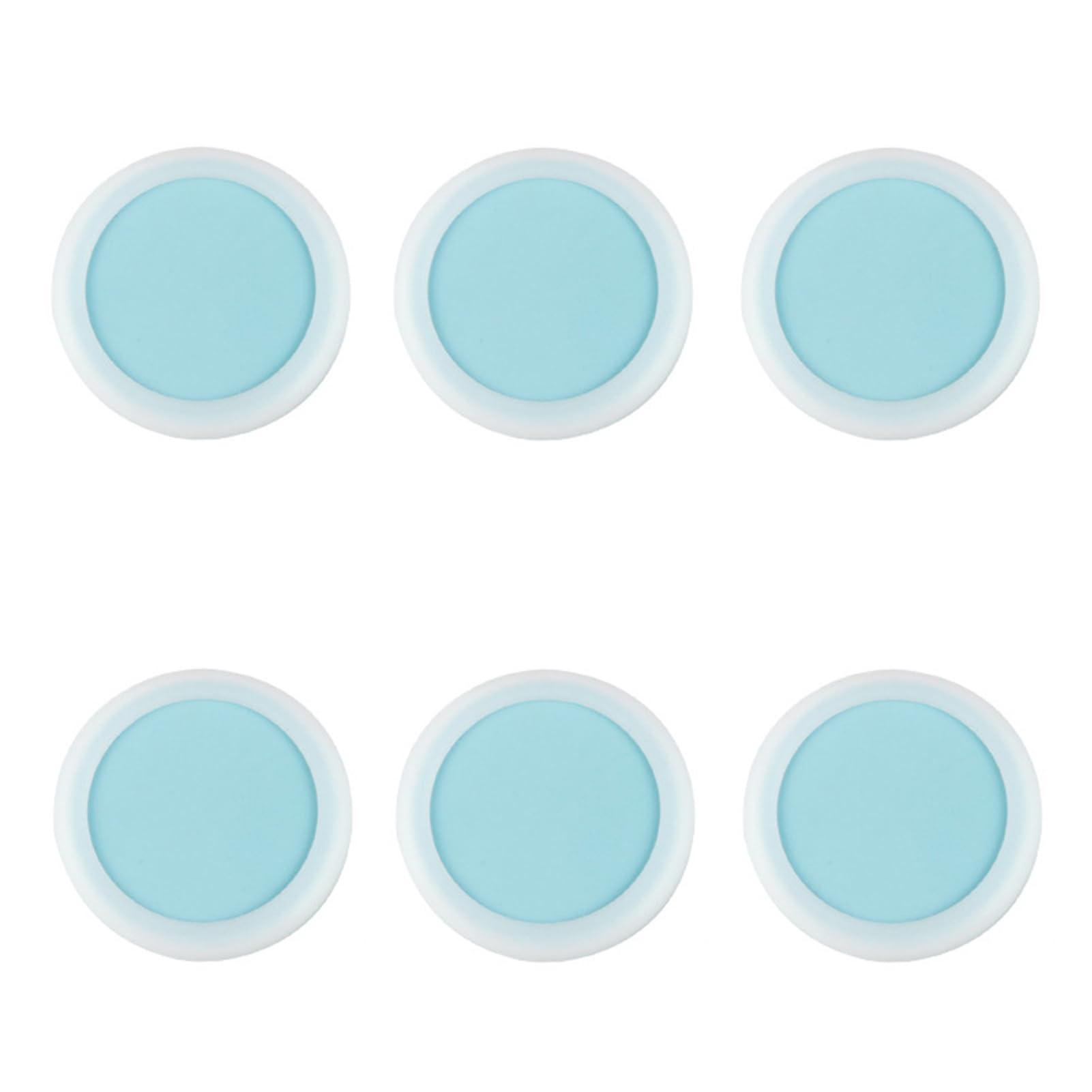 Drawer Knobs for Kids 6 PCS Silicon Soft Cabinet Knobs Cute Cartoon Anti-Bump Wardrobe Knobs Dresser Handles Door Knobs Furniture Knobs for Children Drawer Cupboard Door Closet (Blue)