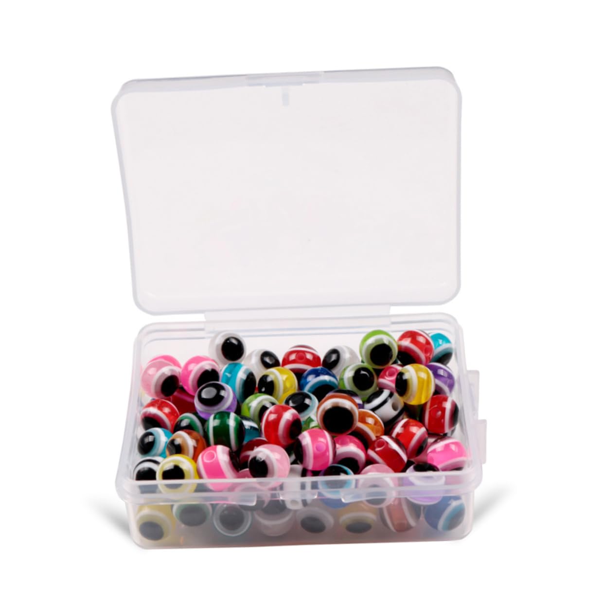 Gogogmee 100Pcs Fishing Lure Eyes Mixed Color Artificial Baitfish Making Eyes for DIY Crafting and Tackle Supplies Durable and Realistic Simulation Fisheye Accessories