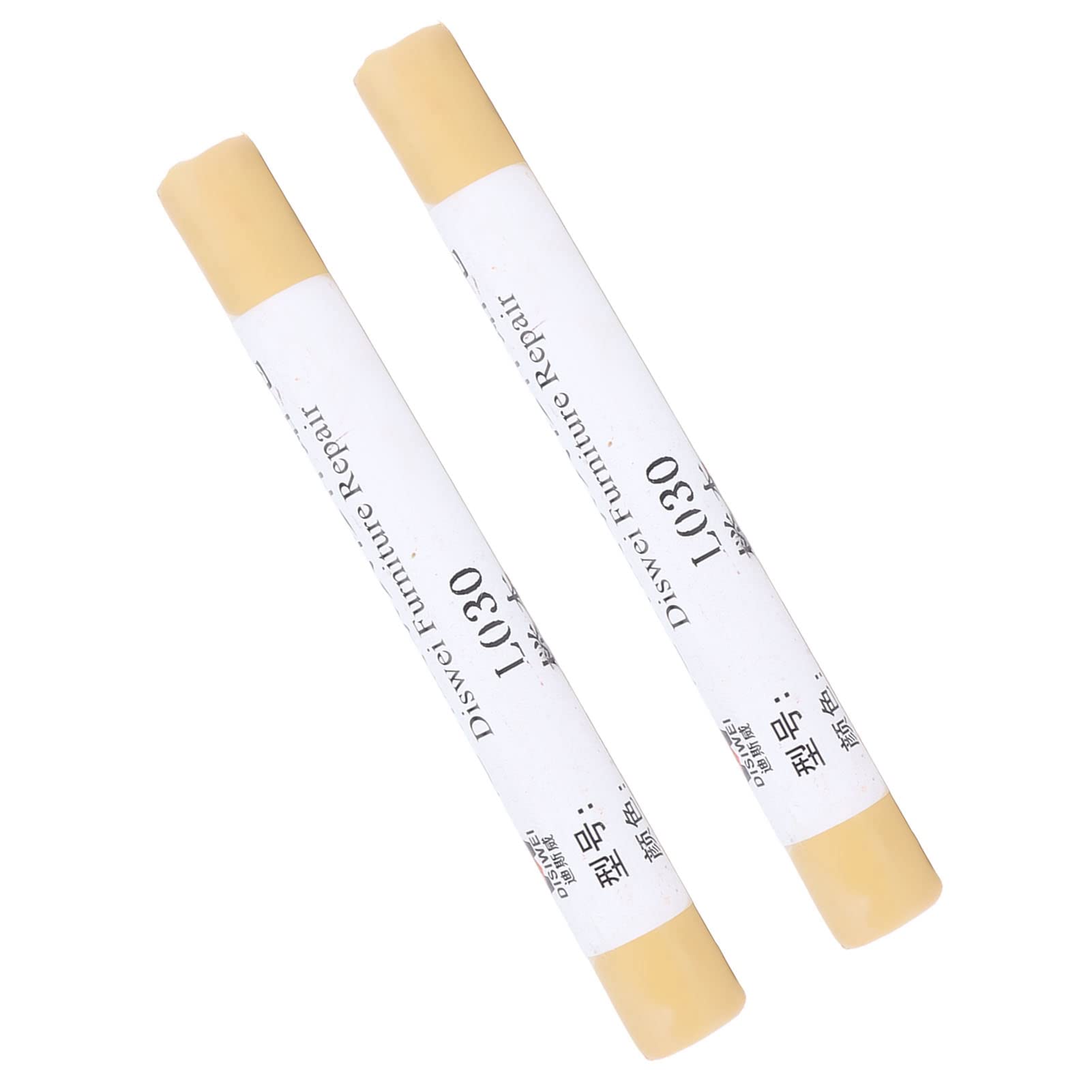 Furniture Paint Floor Repair Crayon, 2Pcs Furniture Paint Repair Crayons Floor Repair Crayon Scratch Patch, Scratch, Wood Scratch Covers and Removers (Beech)