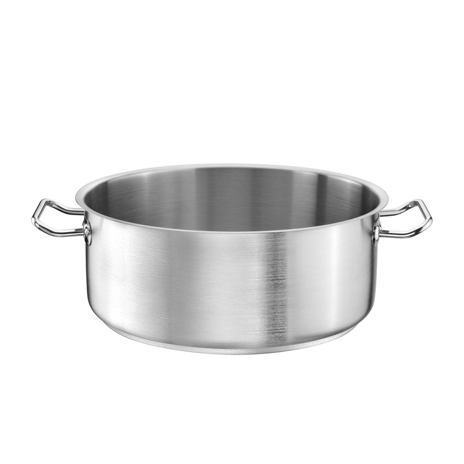 pentola diametro 40 cm PRO | capacità 20 l, altezza 16 cm | acciaio inox | base stratificata | per piano cottura e induzione | lavabile in lavastoviglie