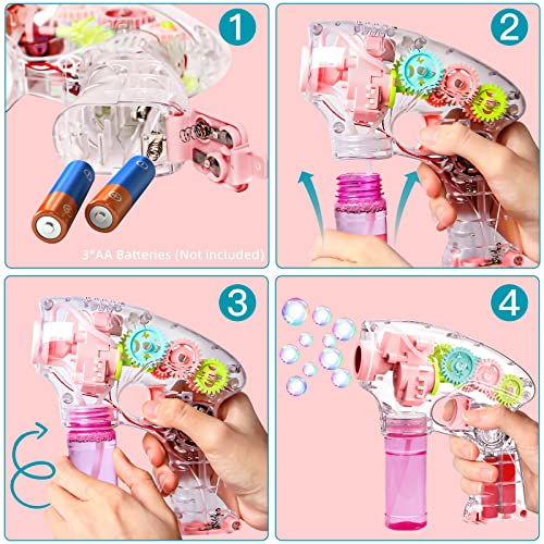 Seifenblasenpistole Panacare 4PCS für Kinder