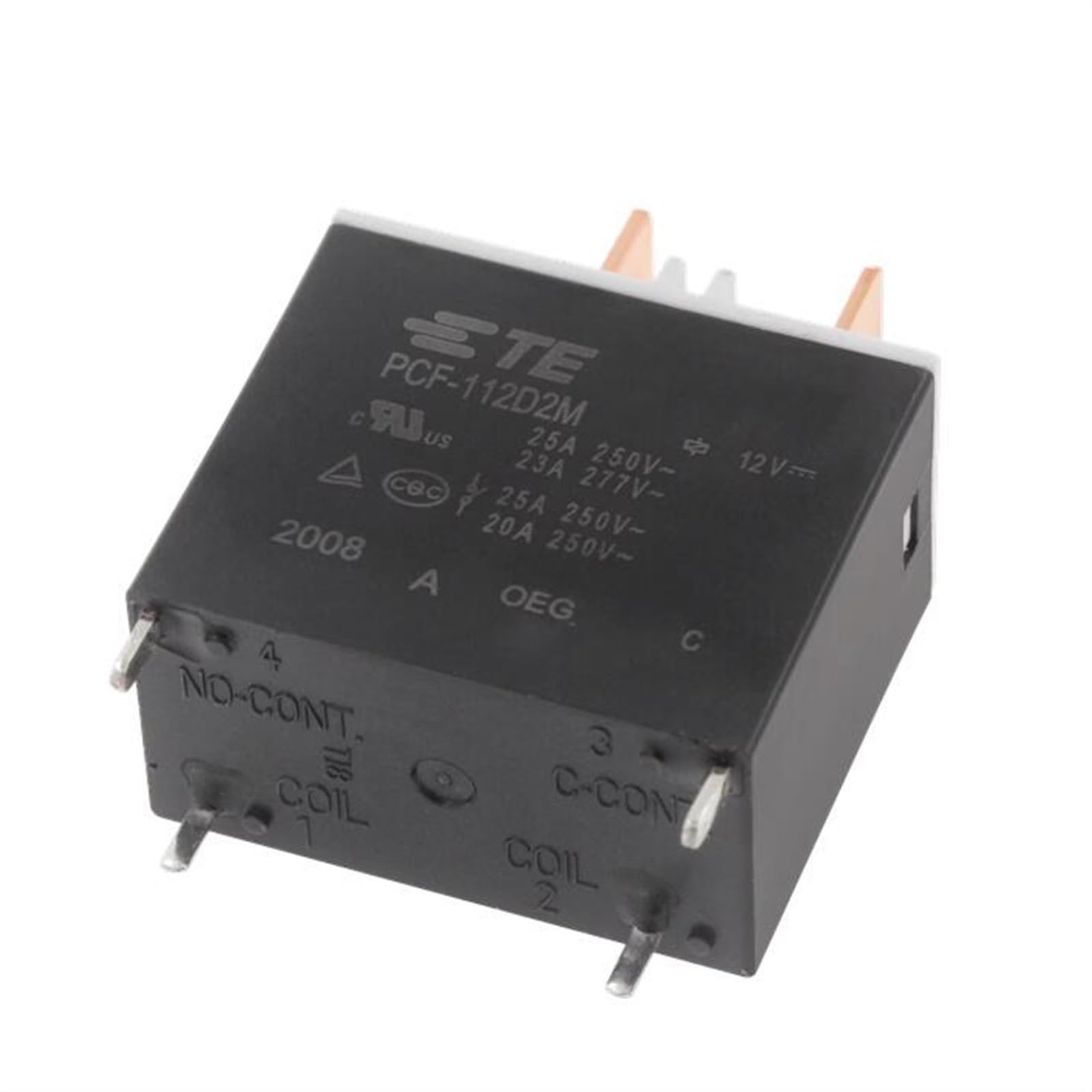 WEUSANXPL PCF-112D2M PCF112D2M DC12V 12VDC 12V Relay 4PIN(20PCS)