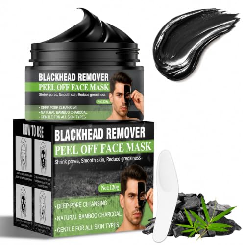 Aarovibe Masque Point Noir Visage au Charbon de Bambou,...