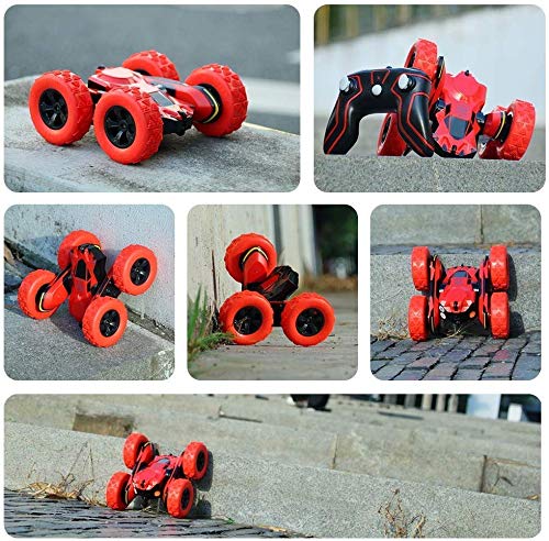Remote Control Car, 4WD 2.4Ghz RC Stunt Car Toys Double Sided Running 360°Rotating High-Speed Vehicle, Kids Toy Cars Ideal Gift for Boys Girls No Battery - Thumbnail 5