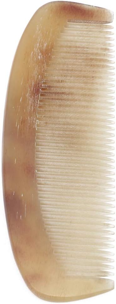 1pc Natural Ox Horn Comb Of Hair No Static Health Care Hair Brush Hairdressing Comb For Hair,Size3