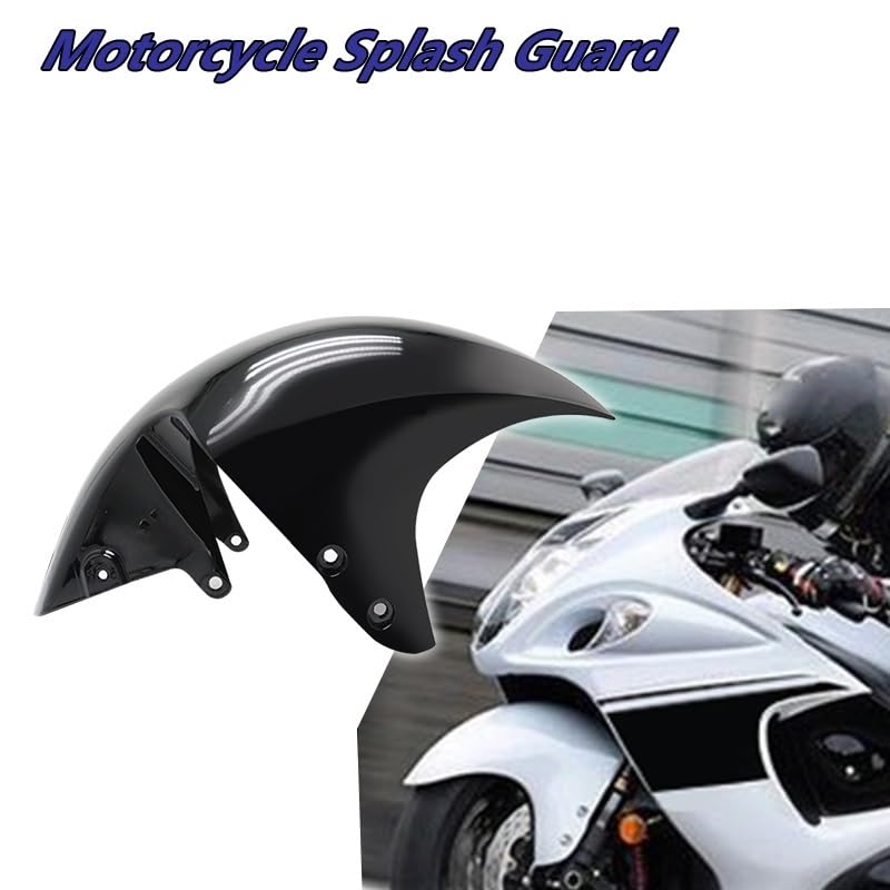 Accessoires Motorfiets Voorspatbord Side Bescherming Guard Spatbord Sliders Voor Suzuki HAYABUSA GSX1300R GSX 1300R (Kleur : Titanium