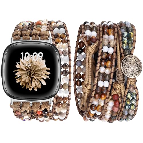 Bracelet de rechange Fitbit Sense 2 tressé réglable pour le yoga