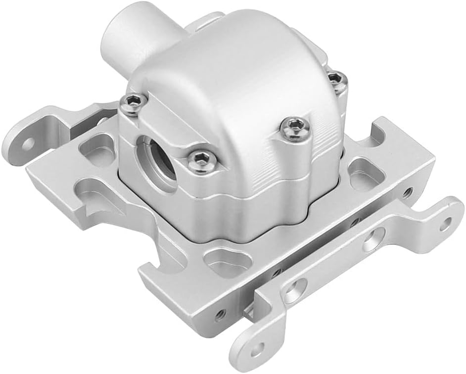 Aluminum Center Differential w/Cover Gear Box Housing for LOSI 1/18 Mini LMT 4X4 Brushed Monster Truck Metal Upgarded RC Parts (red)