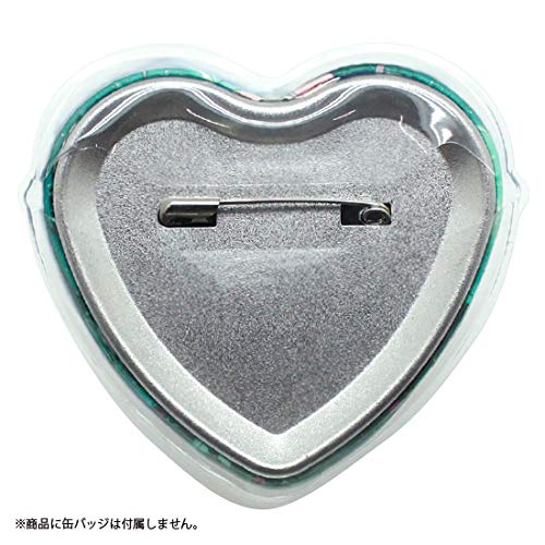 Amazon | CONC-CO116 お徳用 缶バッジカバー ハート型 15枚入 | バッジ