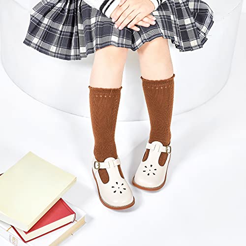Image of Felix & Flora Toddler Little Girl Mary Jane Dress Shoes - Ballet Flats for Girl Party School Shoes