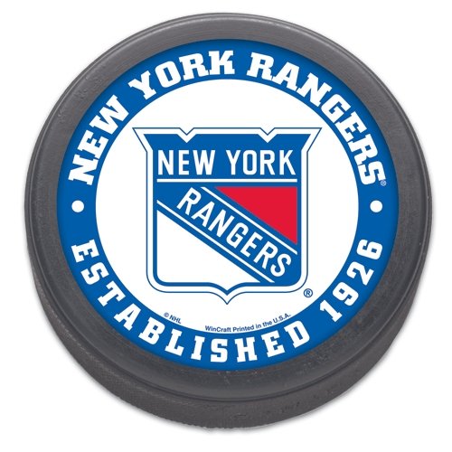 NHL New York Rangers Hockeypuck, Einheitsgröße, Teamfarbe