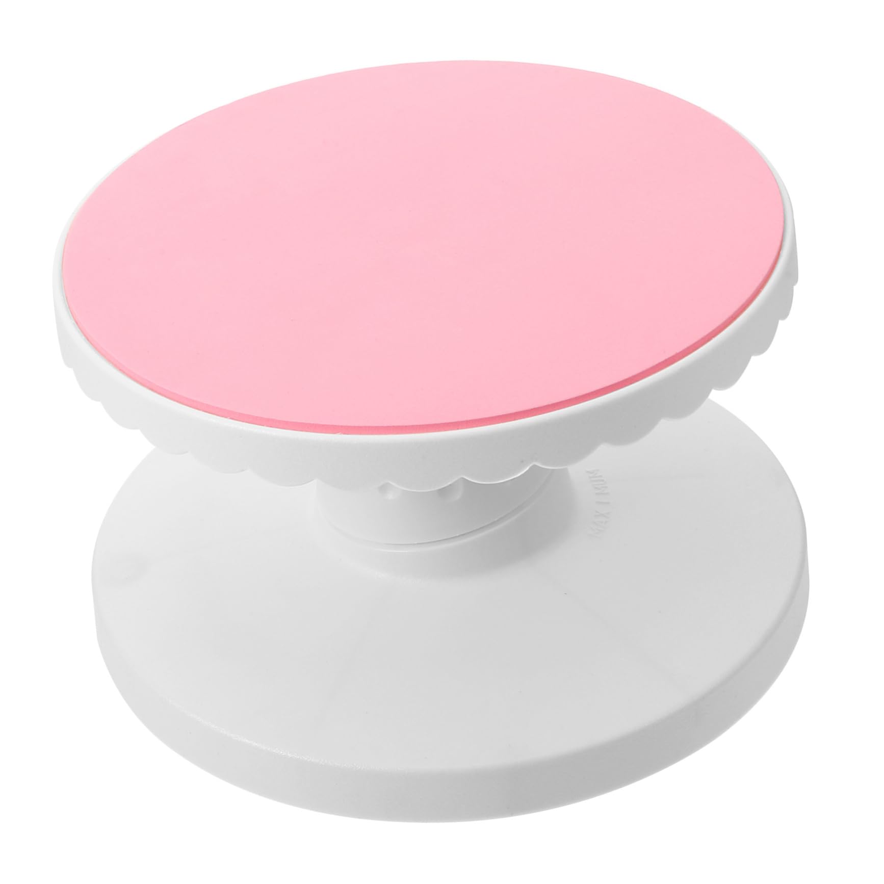 Piatto Girevole per Decorazione Torta 10 Pollici Plastico Rosa