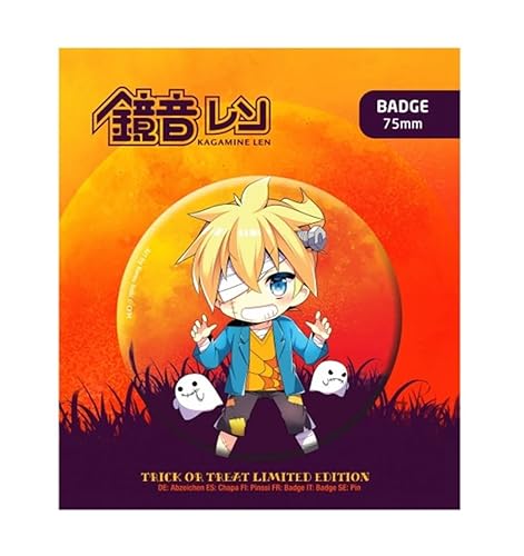 Photo de POPBuddies Personnages PIAPRO : Badge d'halloween Kagamine Len