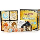 Master The Elements Novelty Board Game of Strategy and Chance - Perfect Family Friendly Game for Adults, Teens & Kids Ages 8 Years and Older, 2 to 6 Players Compete to Outwit Their Opponents