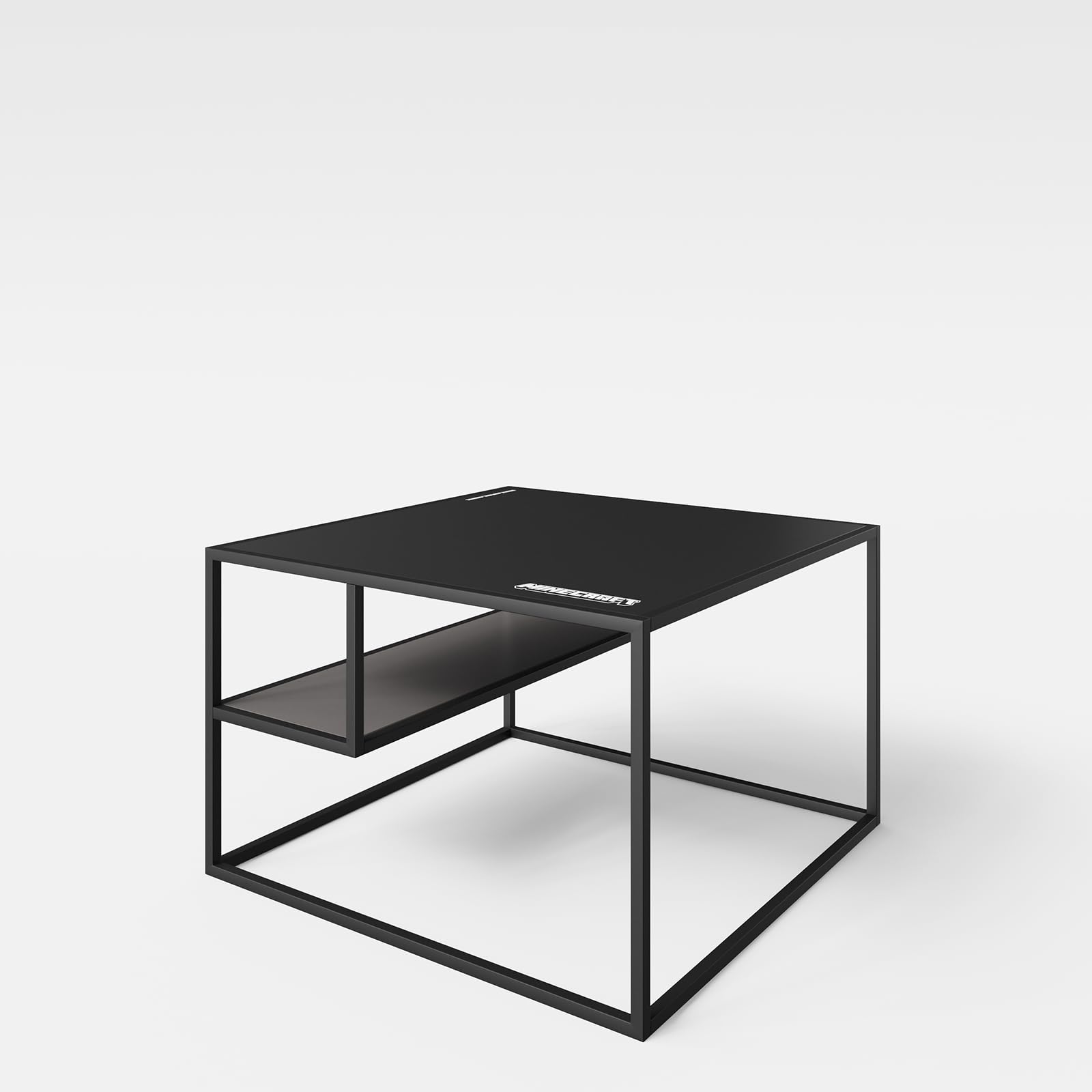 Table en bois noir 70x70 cm pour créer un coin café bistrot chez soi