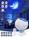 OTTOLIVES Lámpara Proyector Estrellas, Luna estrella Nubes Lampara Proyector , 120° Rotación Músic Lampara con Temporizador led Pantalla y Control Remoto, Romántica luz de la Noche(Sin bluetooth)