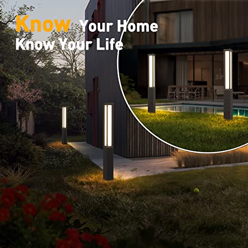 Mvbt High 71 Inches Landscape Path Light, Outdoor Modern Luxury Led Ip54 Waterproof Landscape Bollard Lighting For Lawn Patio Courtyard Driveway Pathway Decoration With High Voltage Wired #TOP5