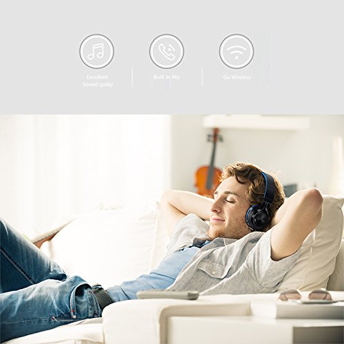 Bluetooth Headphones, Sound Intone BT-06 Swift 4.0 Wireless Stereo Headphones On Ear Headset, With HiFi Build in Microphone and Volume Control, Comes With Audio Cable, Compatible With Most Phones/ PC/ Tv/ iPhone/ Samsung/ Laptop(White) Bluetooth Headphones, Sound Intone BT-06 Swift 4.0 Wireless Stereo Headphones On Ear Headset, With HiFi Build in Microphone and Volume Control, Comes With Audio Cable, Compatible With Most Phones/ PC/ Tv/ iPhone/ Samsung/ Laptop(White)