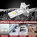 Biromanle Compatible with Volkswagen Jetta(2006-2018) Hi/Lo Beam Bulbs, H7 High Beam and H7 Low Beam Combo, 400% Brightness 6500k White Light,Fog Light Bulbs(Pack of 4)