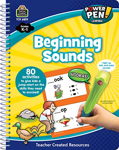Image of Teacher Created Resources Power Pen Learning Book, Beginning Sounds (6859