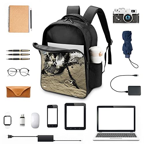 Mochila de moda transpirable de aves con relieve visual para uso diario 3