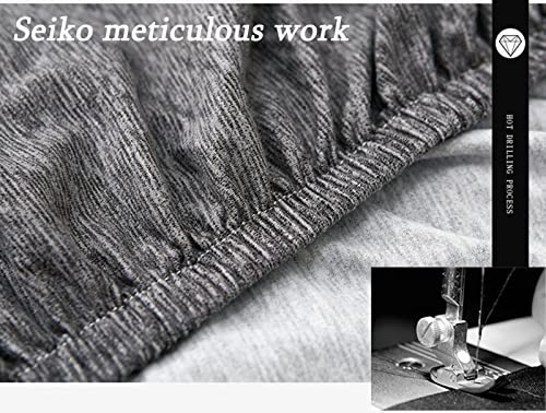 Housse de canapé extensible gris 2 places pour rénover un meuble usé facilement - 4